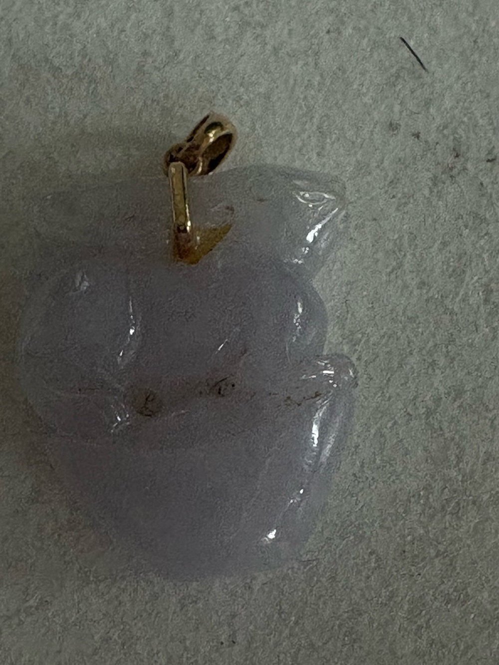 White Jade Cat Pendant Necklace Charm - Picture 5 of 5
